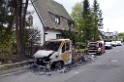 23.4.2016 Wohnmobil ausgebrannt Koeln Rath Walhallstr